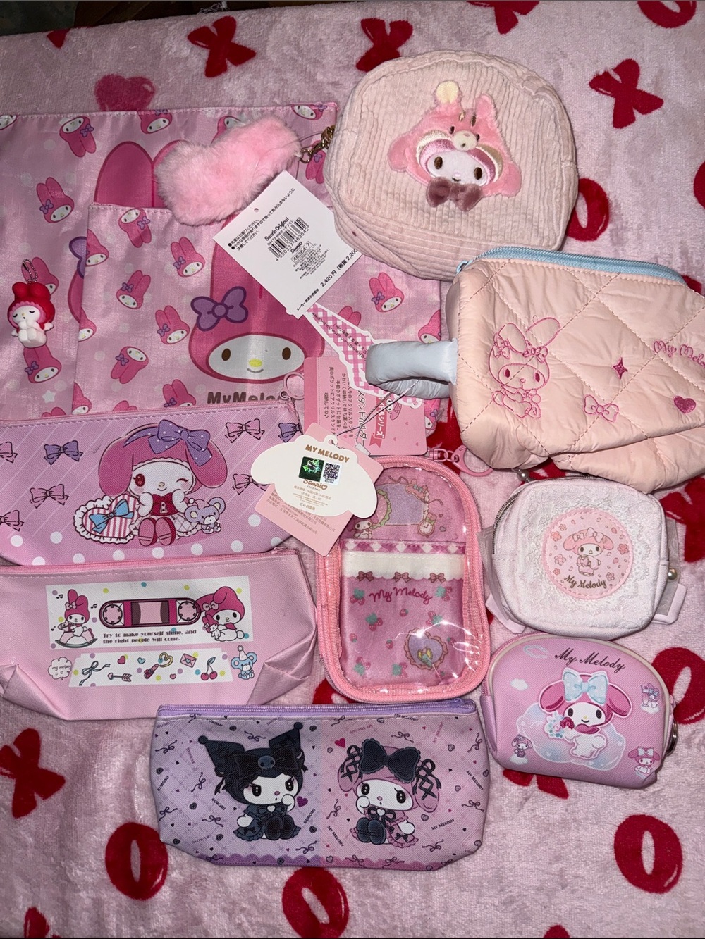 Sanrio My Melody pouch bundle